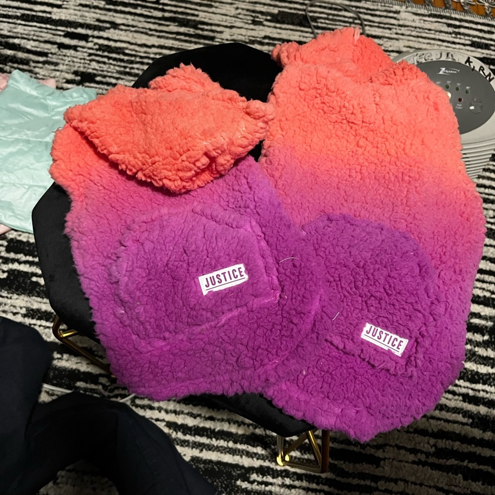 Fleece dog coat